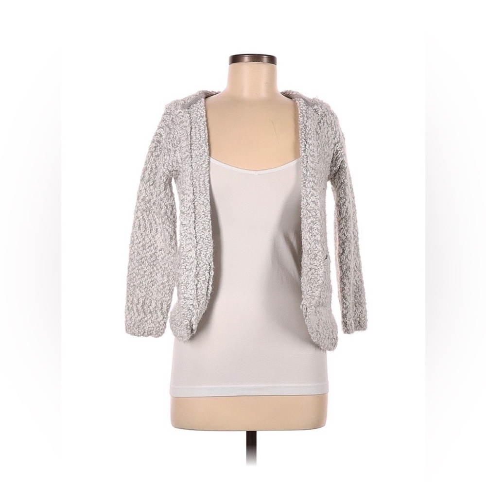 Rumi + Ryder Little Girl’s Gray Hooded Cardigan Sweater. Size S 6/7